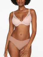 Soft Seamless No-Line Underwear Uplift Plunge Bra