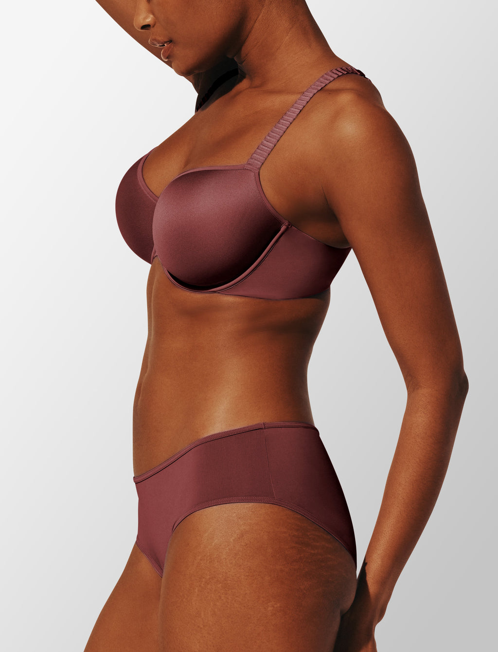 Soft Seamless No-Line Underwear T-Shirt Bra