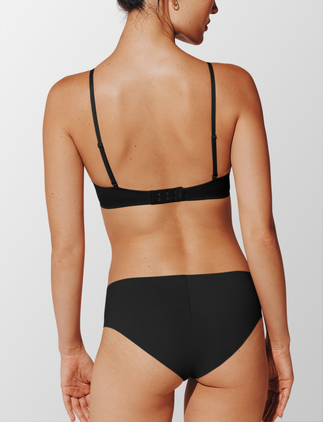 Breathable Seamless Panties for Women Plunge Bra