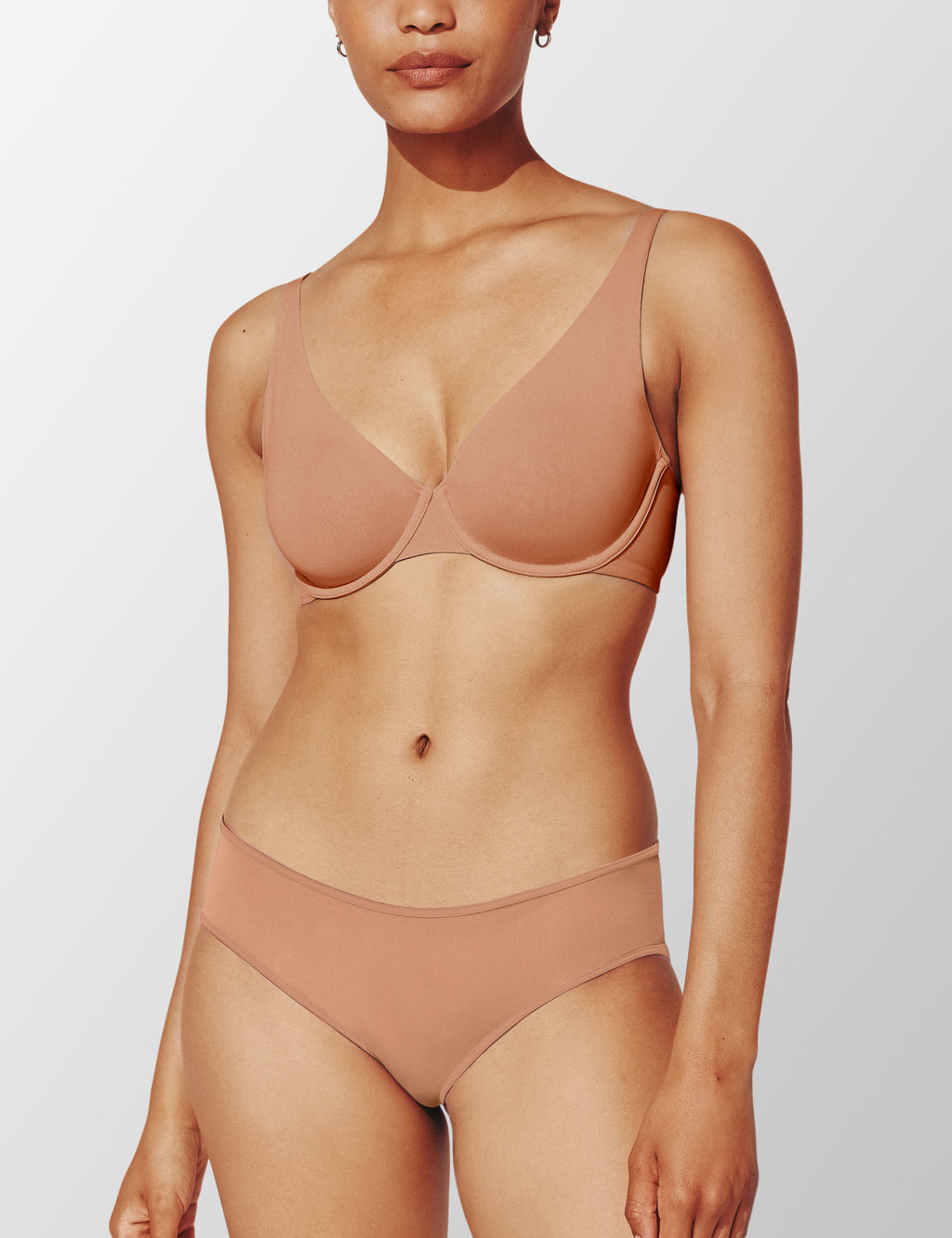 Soft Seamless No-Line Underwear Second Skin Unlined Bra