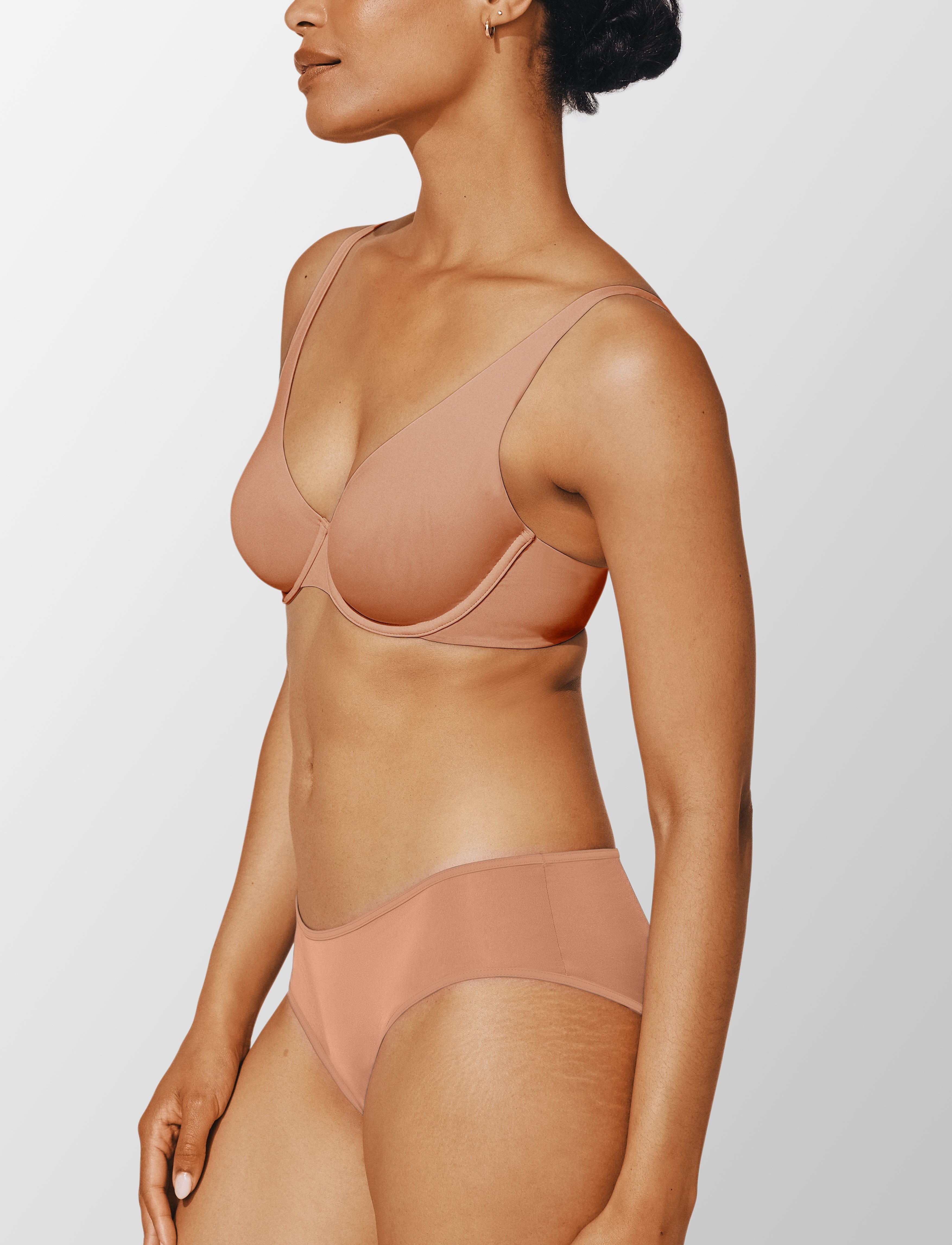 Soft Seamless No-Line Underwear Second Skin Unlined Bra